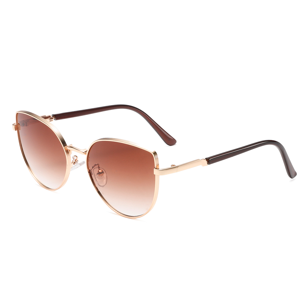 Nuevas gafas de sol de metal moda tendencia gafas de sombra influenciador street raqueta gafas de sol para mujeres details Picture