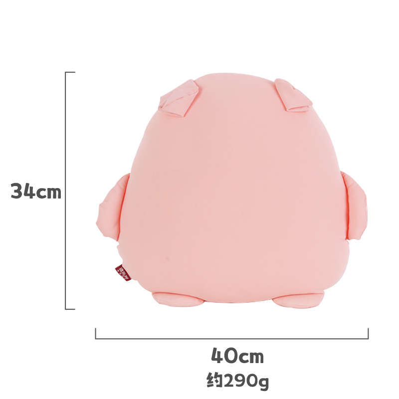 Kanglewu Cold and cute cartoon animal throw pillows, plush toys, and custom-made chicks, pigs, rabbits, and dinosaurs details Picture