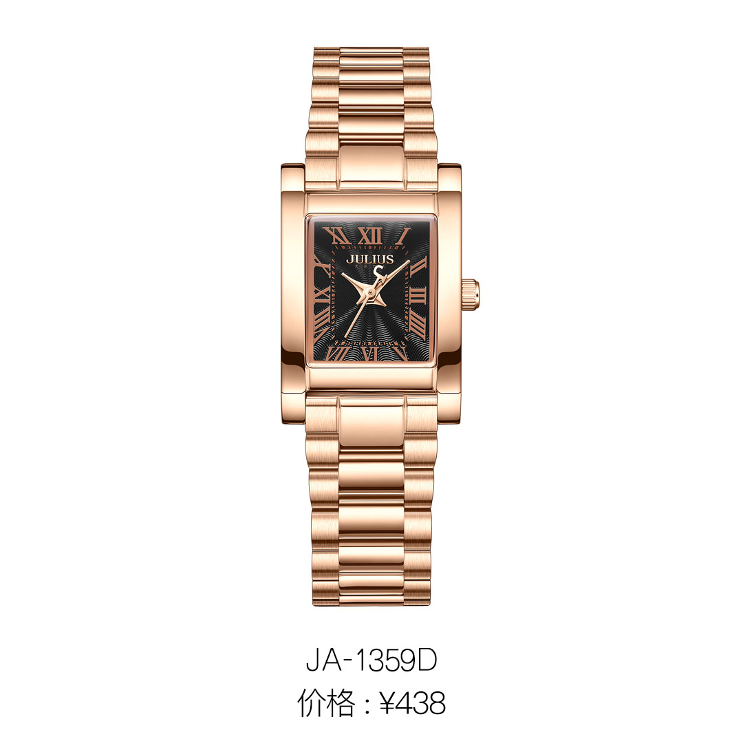A Korean girl from JULIUS in Yiwu just wore a waterproof and fashionable quartz watch for white-collar workers, JA-1359 Item Picture
