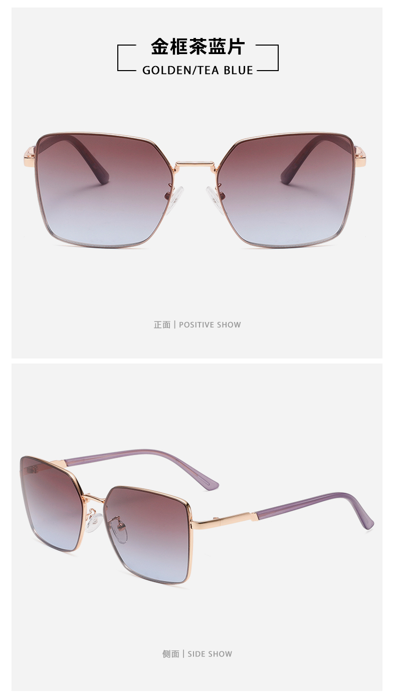 ins风网红圆脸素颜眼镜框新款潮复古文艺男女可用眼镜金属镜详情9