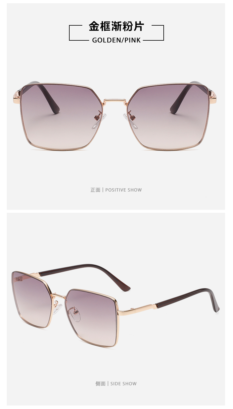 ins风网红圆脸素颜眼镜框新款潮复古文艺男女可用眼镜金属镜详情8