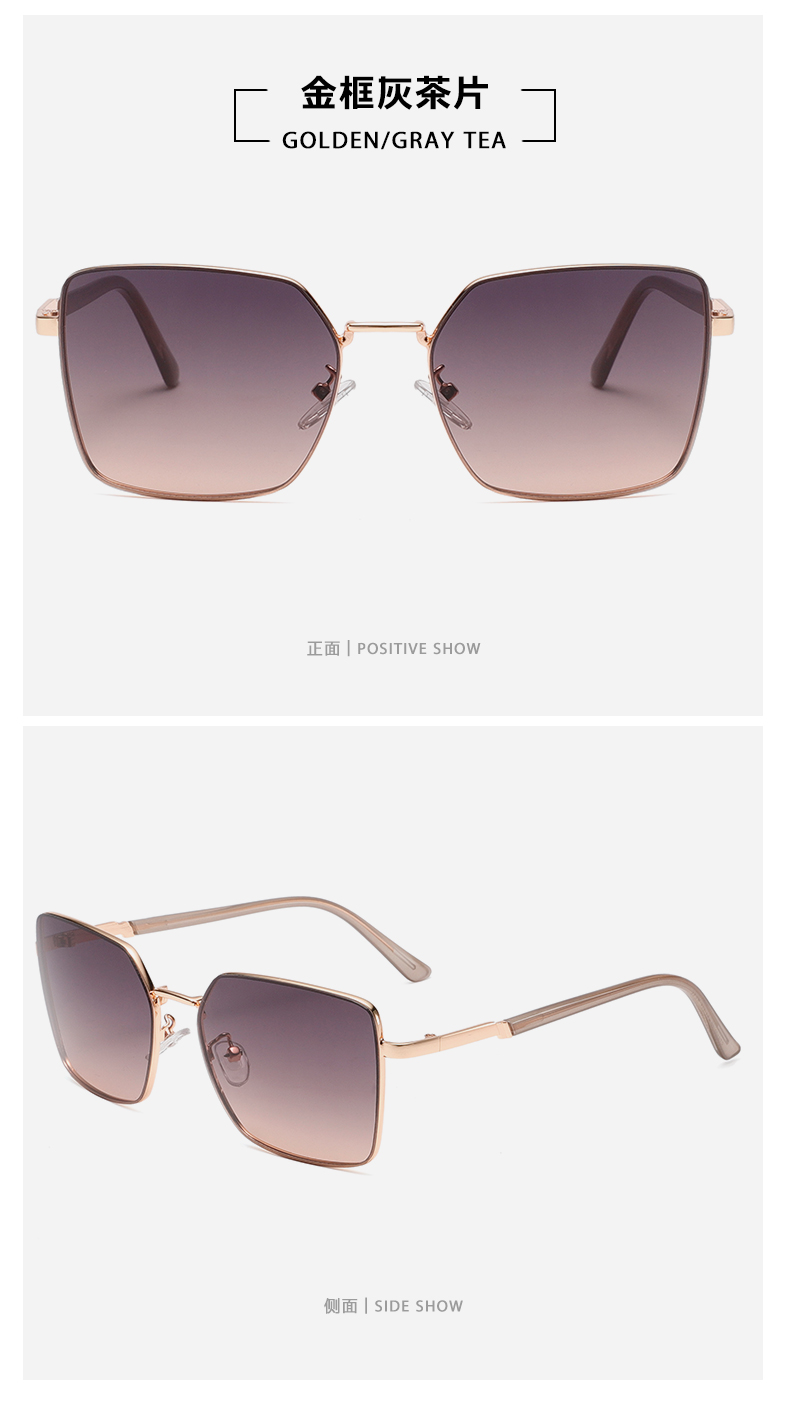 ins风网红圆脸素颜眼镜框新款潮复古文艺男女可用眼镜金属镜详情12