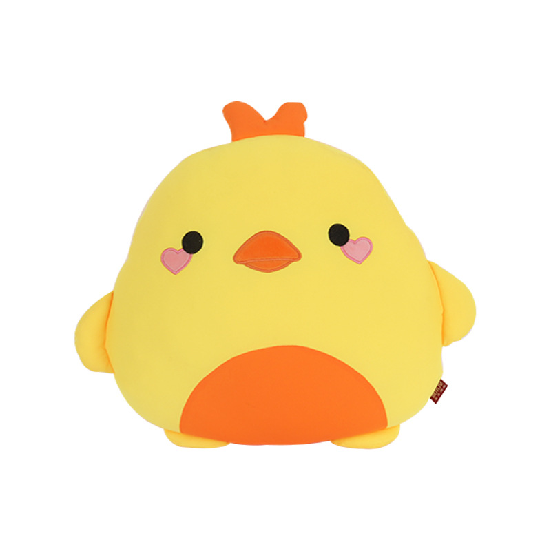 Kanglewu Cold and cute cartoon animal throw pillows, plush toys, and custom-made chicks, pigs, rabbits, and dinosaurs Item Picture