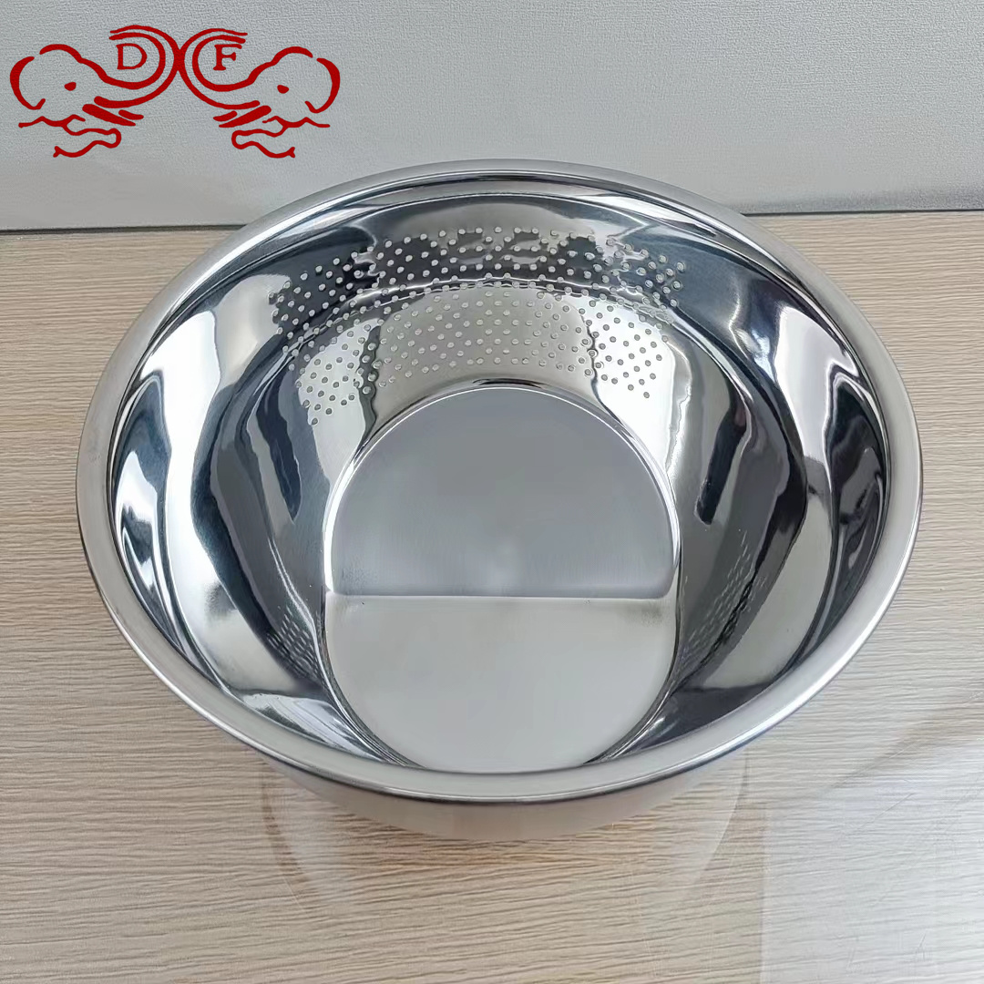 沥水篮/厨房用品/菜篮/不锈钢拉篮/篮菜篮子产品图