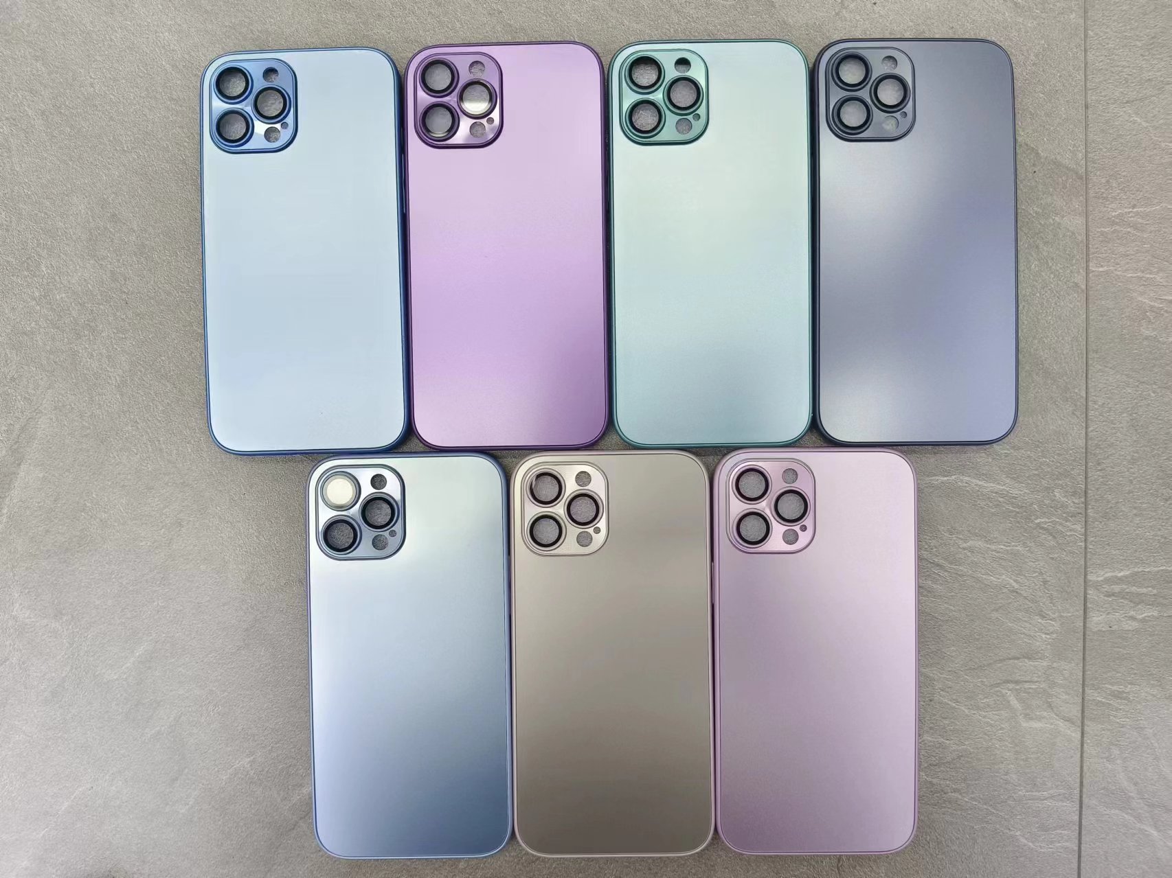 Frosted glass all-inclusive oil spray phone case