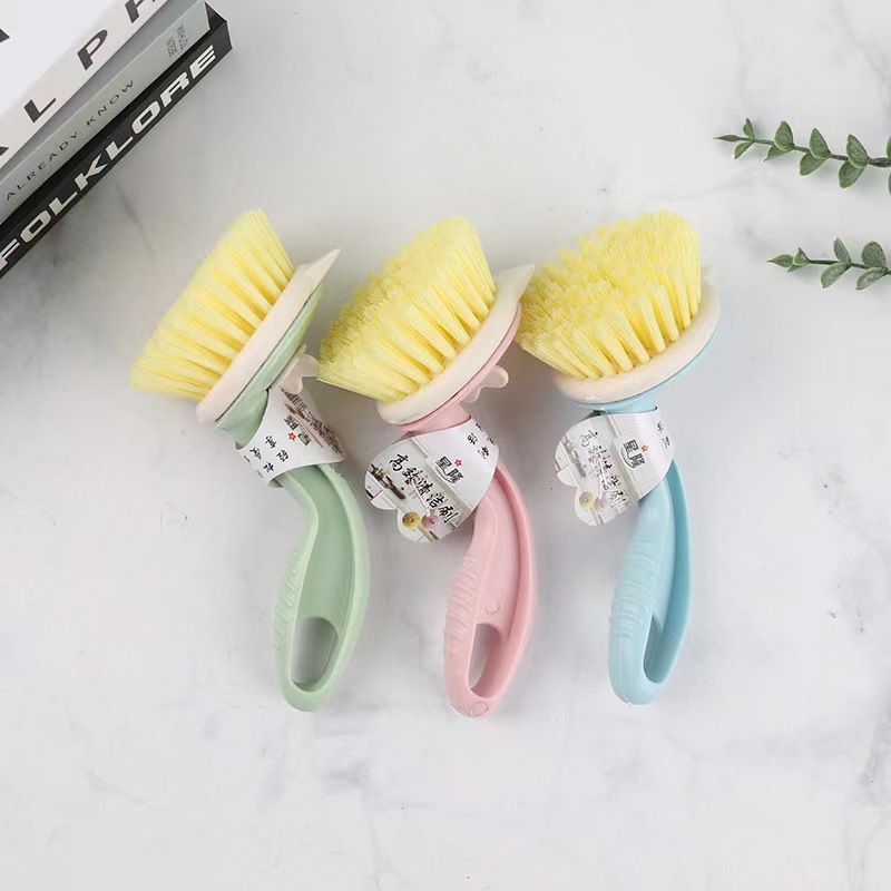 锅刷厨房长柄清洁刷家用可挂式去污洗锅竹柄刷子水槽灶台洗碗刷子 