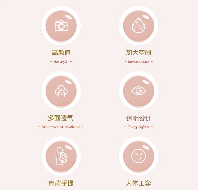 厂家直供猫包外出便携大容量宠物包透气双肩手提猫咪外出包详情2