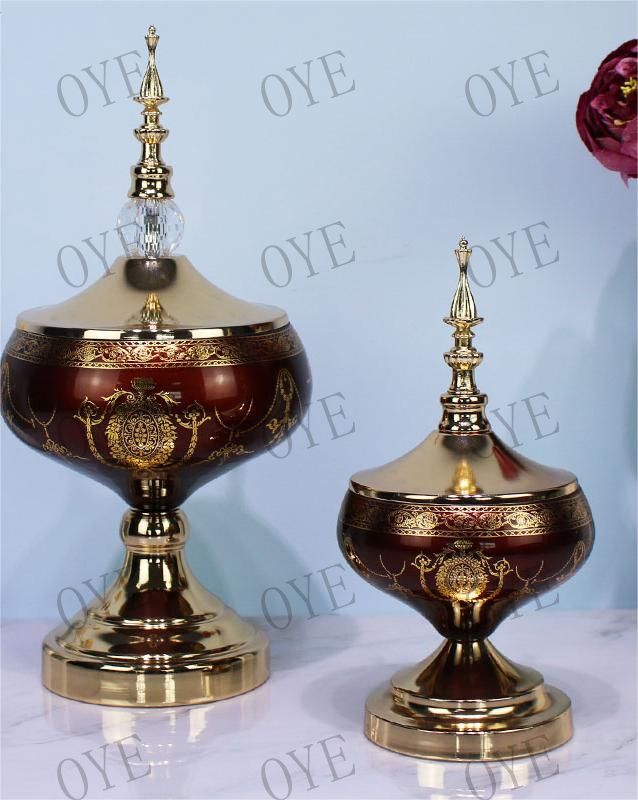 欧式玻璃摆件家居饰品玄关摆件客厅电视柜店面软装轻奢高档工艺品详情2