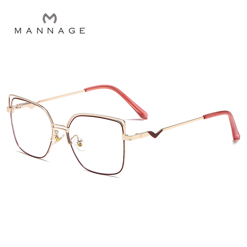 Ultra-light large-frame plain glasses, retro and artistic slimming, anti-blue light decorative flat glasses Specification image
