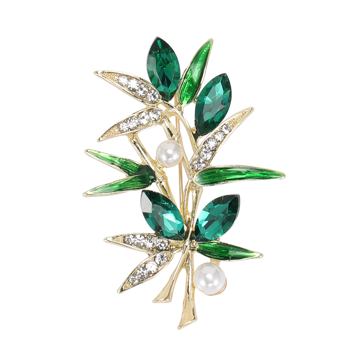 Ziyang Jewelry's new alloy glass rhindiamond high-end women's personalized and fashionable corsage, elegant brooch, coat, cardigan and accessories factory direct sales Item Picture