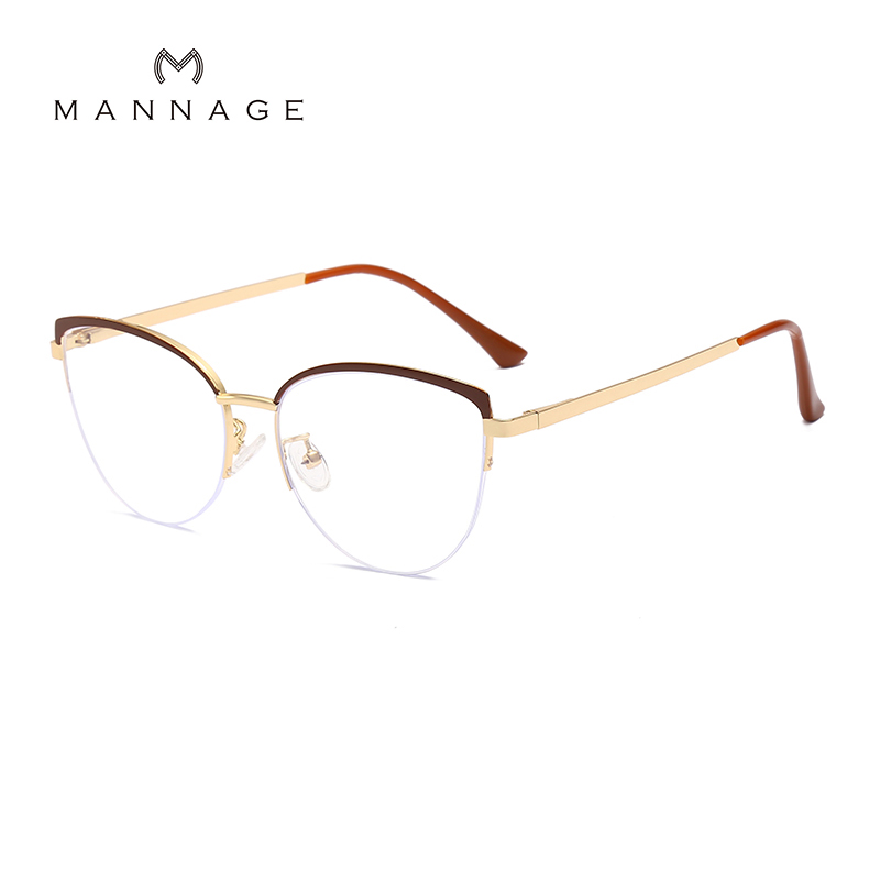 20234新款时尚金属眼镜超轻复古商务休闲光学可配近视眼镜框详情图4
