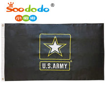 小嘟嘟XDSQ-147亚马逊美国黑色旗帜3x5英尺户外悬挂Army旗防水防紫外线