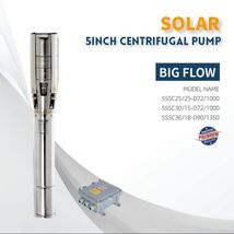 4SSC7.5/80-D120/1300 4英寸太阳能直流潜水泵太阳能水泵系统用于日常供水