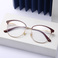 跨境新款防蓝光平光镜 男女通用眼镜可配近视光学眼镜金属眼镜框图