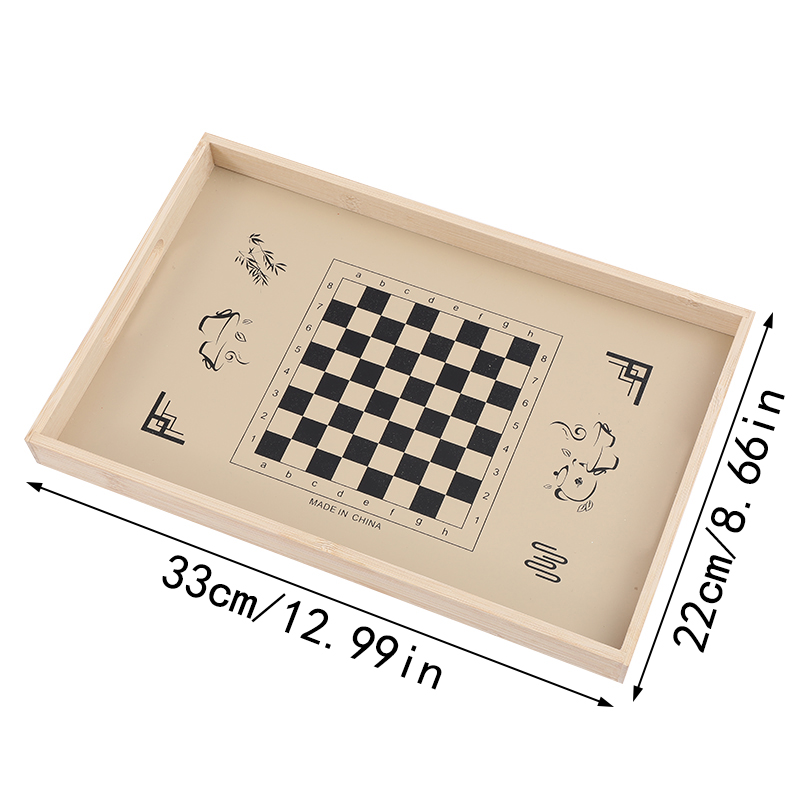 创意国际象棋托盘面包盘茶几盘客厅摆件盘细节图