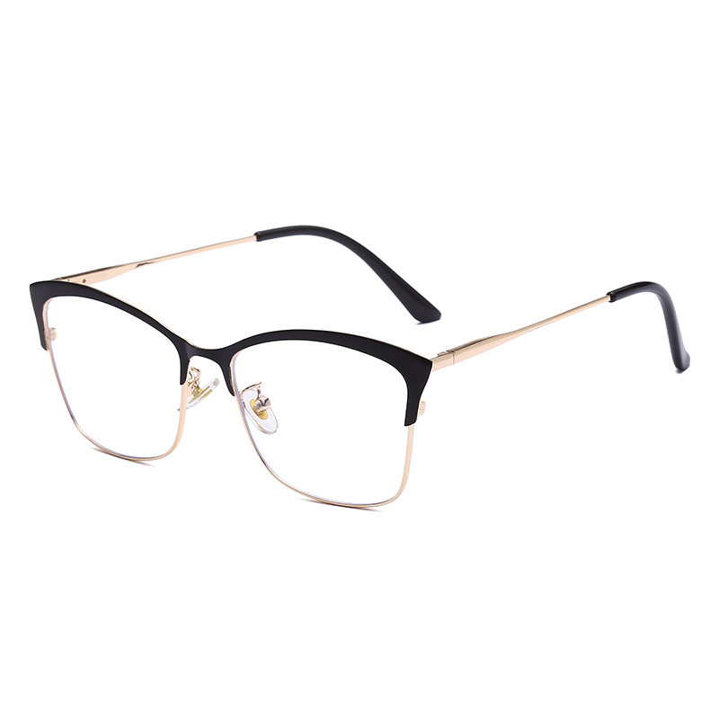 نظارات قطس، نظارات معدنية، نظارات ضوئية، نظارات أزياء، نظارات قصر نظر زرقاء Item Picture
