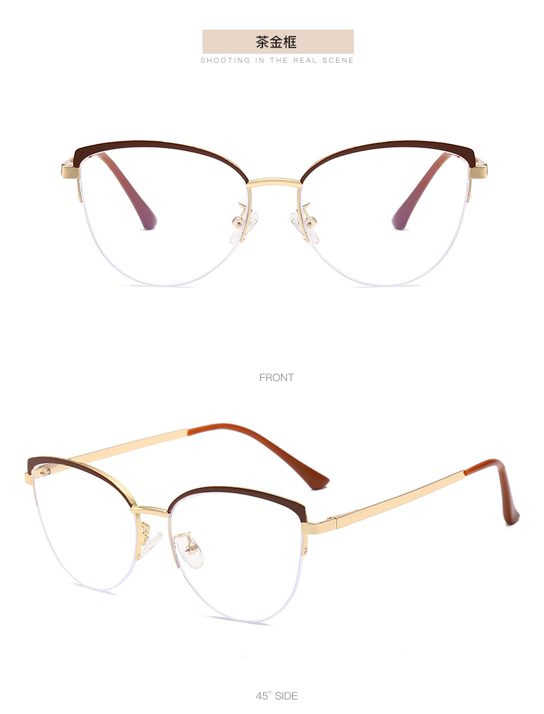 20234新款时尚金属眼镜超轻复古商务休闲光学可配近视眼镜框详情15