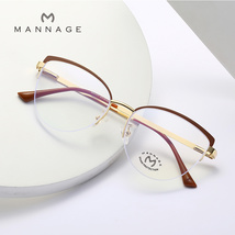 20234新款时尚金属眼镜超轻复古商务休闲光学可配近视眼镜框