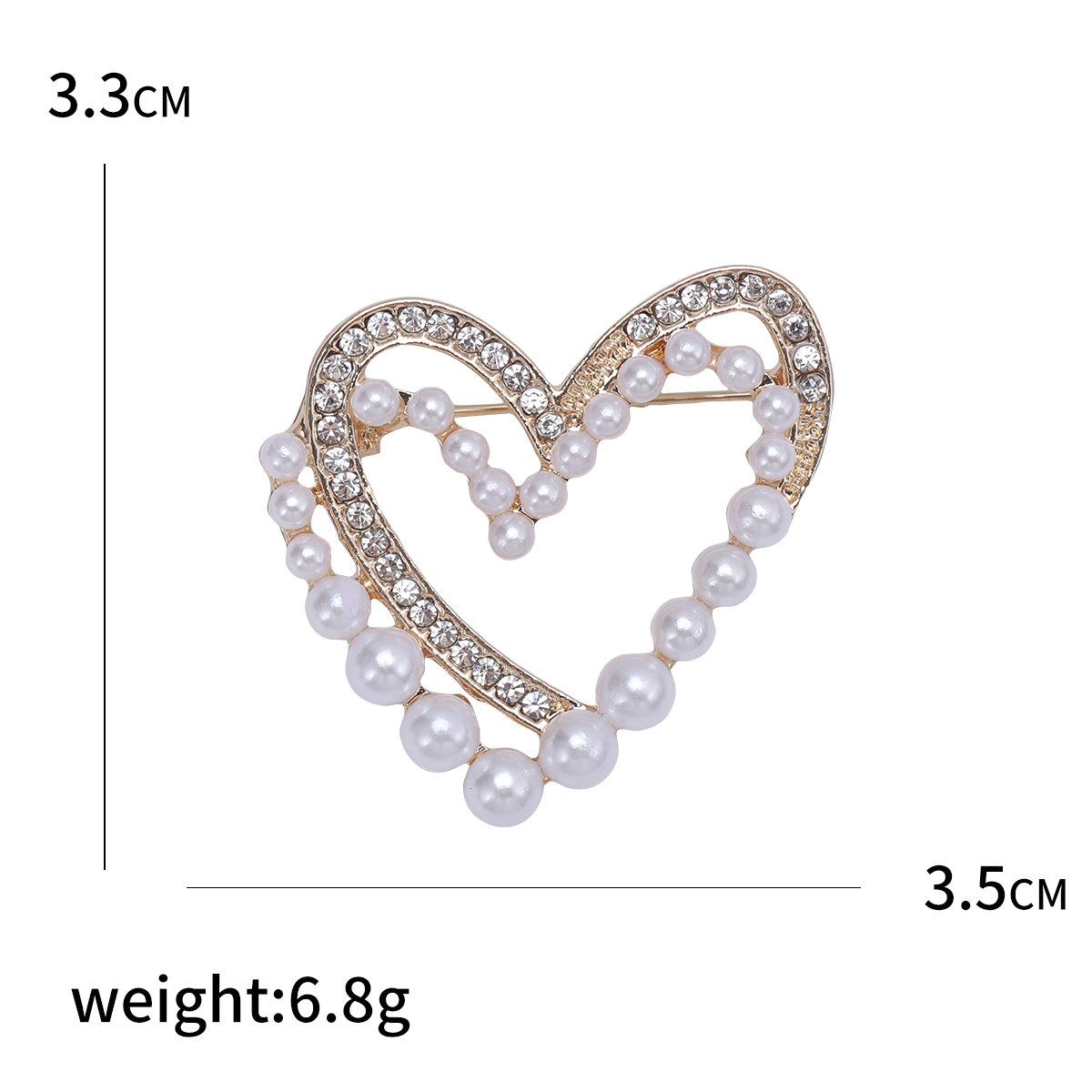 Ziyang Jewelry's new alloy water diamond and pearl high-end women's personalized and fashionable corsages, elegant pins, coats, cardigans and accessories are sold directly by the factory Application Scenario
