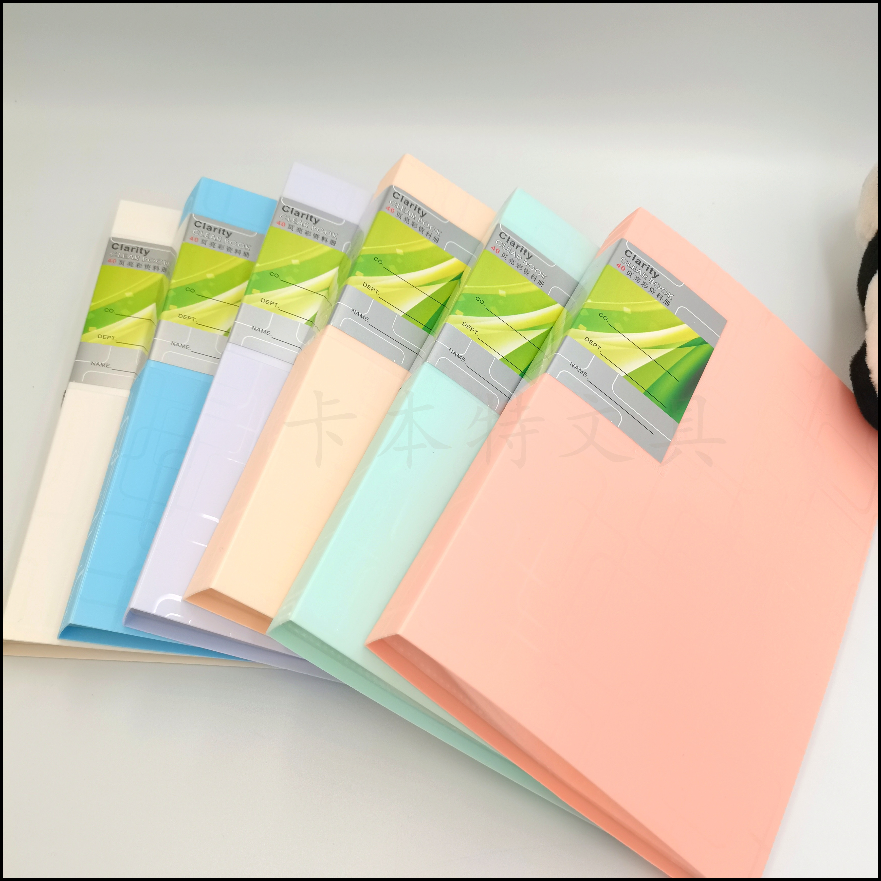 New circular pattern A540 page information book, office ticket storage book, factory direct sales, document classification book, insert book