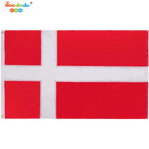 小嘟嘟XDSQ-DNK跨境供应亚马逊欧洲杯丹麦国旗90*150cm牛津布户外悬挂旗帜
