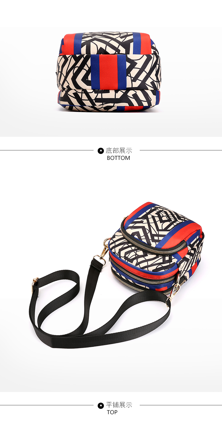 轻便户外单肩包轻盈柔美时尚尼龙包大容量逛街斜挎包潮流休闲包详情31