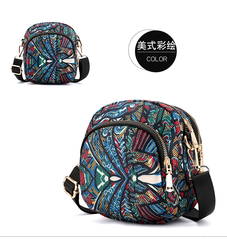 轻便户外单肩包轻盈柔美时尚尼龙包大容量逛街斜挎包潮流休闲包详情21