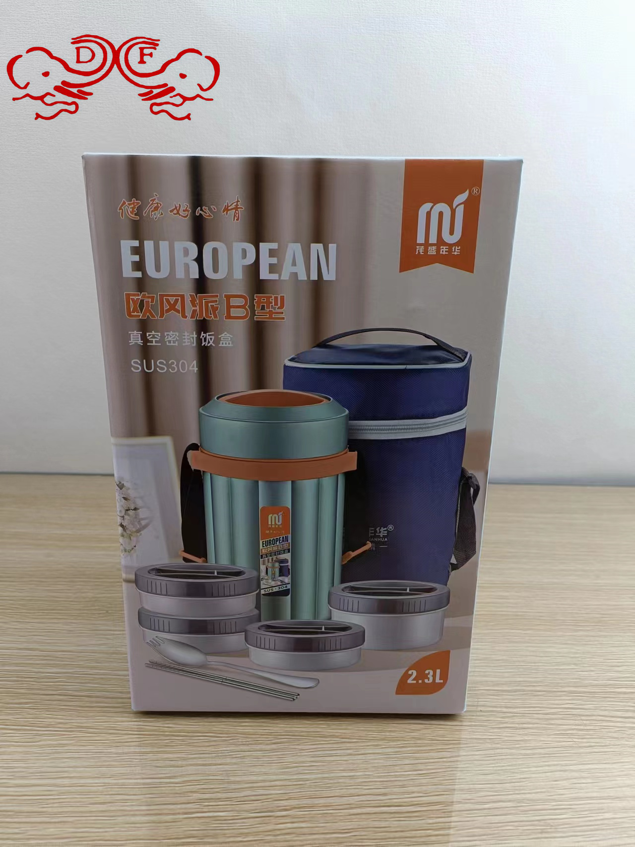 DF99082 صندوق الأرز من الفولاذ غير القابل للصدأ، وعاء وعاء من وعاء وعاء وعاء وعاء من نوع DF Tradinghouse details Picture