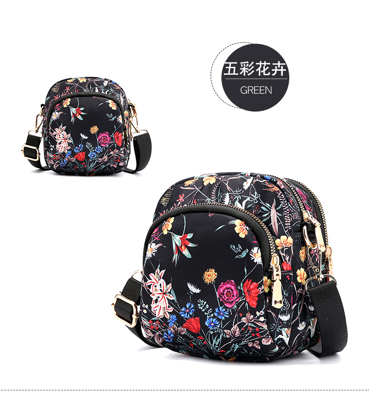 轻便户外单肩包轻盈柔美时尚尼龙包大容量逛街斜挎包潮流休闲包详情23