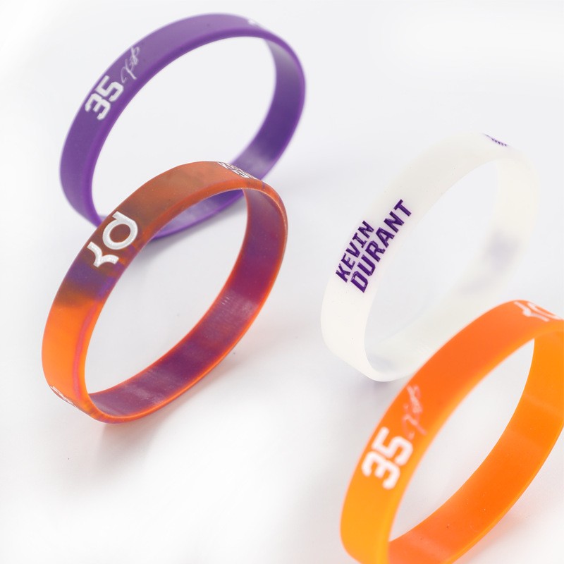 nba太阳队杜兰特大码新品球星环保硅胶运动篮球手环