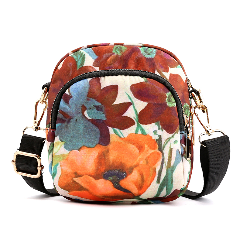 轻便户外单肩包轻盈柔美时尚尼龙包大容量逛街斜挎包潮流休闲包详情37