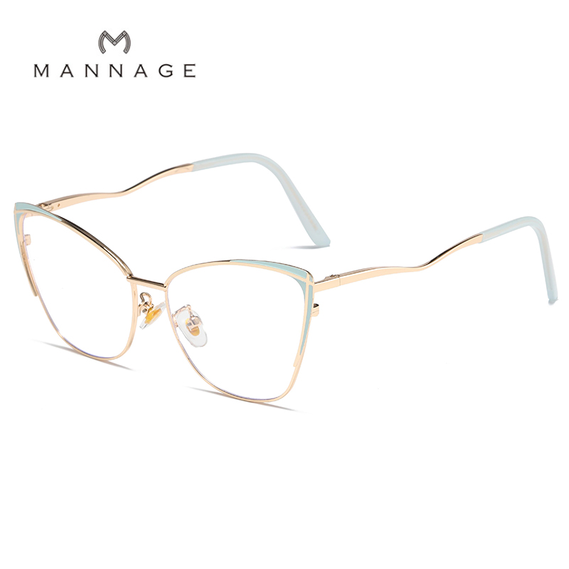النظارات الحمراء ذات اللون الازرق ذات الوجه الكبير والمسطحات ذات الإطار المسطحة Specification image