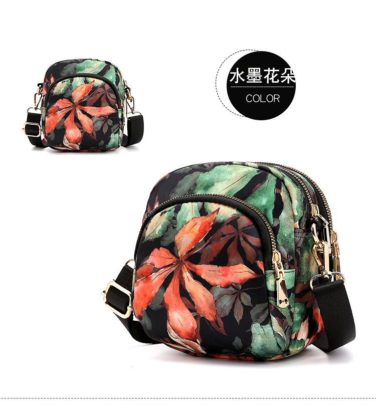 轻便户外单肩包轻盈柔美时尚尼龙包大容量逛街斜挎包潮流休闲包详情20