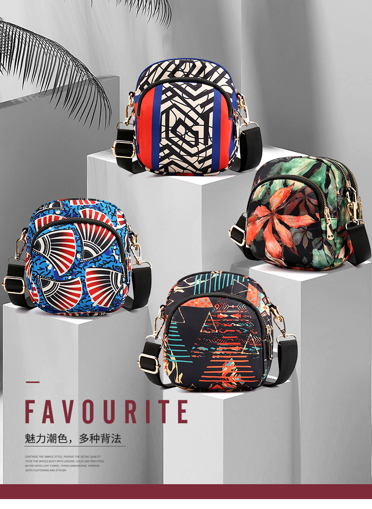 轻便户外单肩包轻盈柔美时尚尼龙包大容量逛街斜挎包潮流休闲包详情1