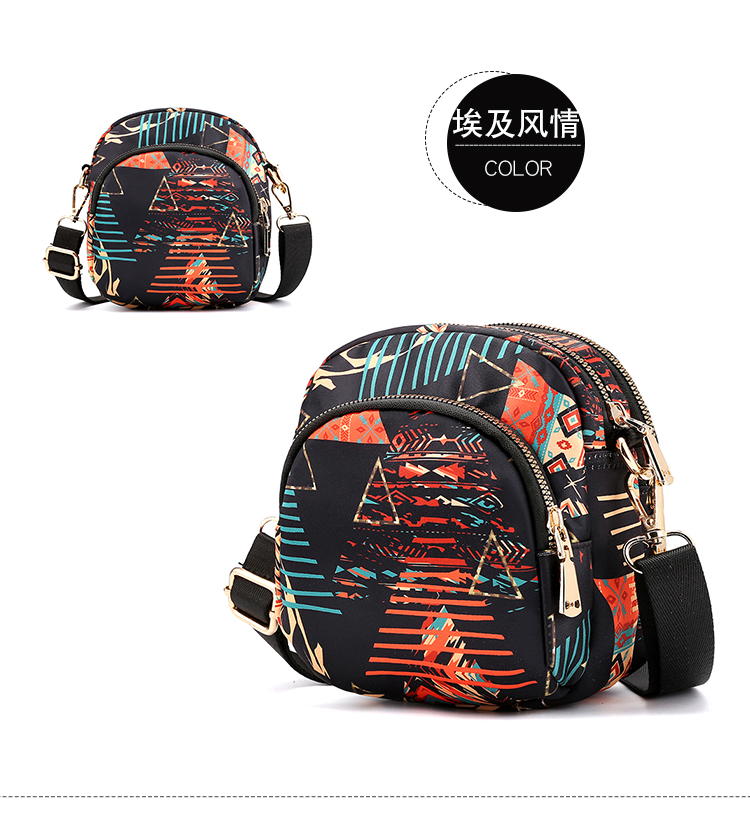 轻便户外单肩包轻盈柔美时尚尼龙包大容量逛街斜挎包潮流休闲包详情24