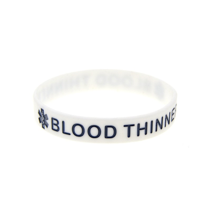 Manufacturer's Penicilln AIIergy medical allert promotional public welfare silicone wristband wrist details Picture