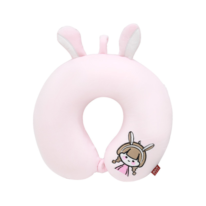 Couple memory foam U-shaped pillow, Recreation House cartoon Care neck pillow, slow rebound travel neck pillow order customization Item Picture