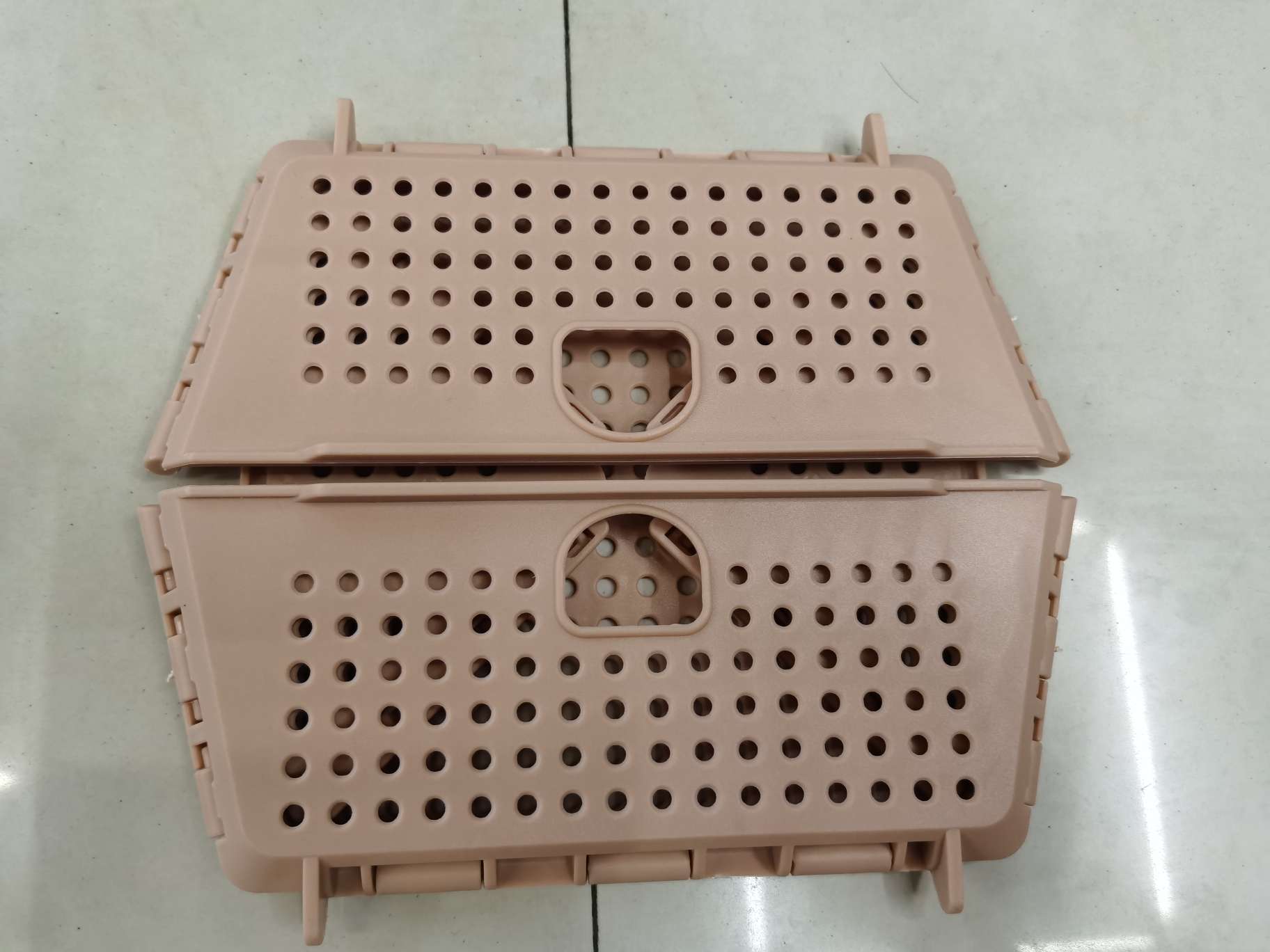 水果篮沥水篮可折叠厨房家用塑料收纳篮洗菜篮碗筷沥水架置物架子详情图1