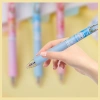 Weibo Stationery Cartoon Cute 0.5m black gel pen, high appearance level, cute girl heart, small and portable press signature pen Item Picture