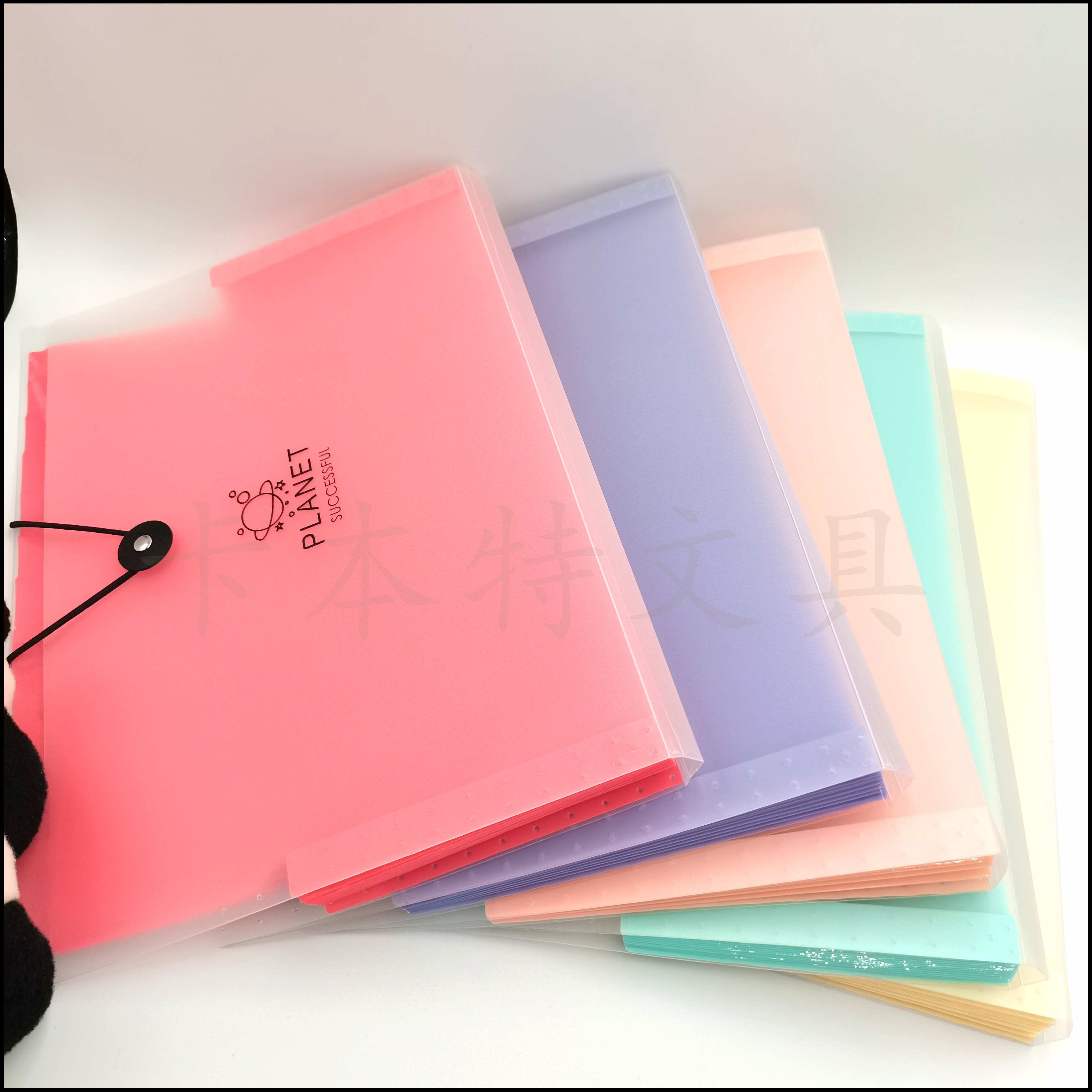 Qingxin Printing 7-grid organ clips, office supplies folders, binding straps, file folders, test paper folders, self-produced and self-sold