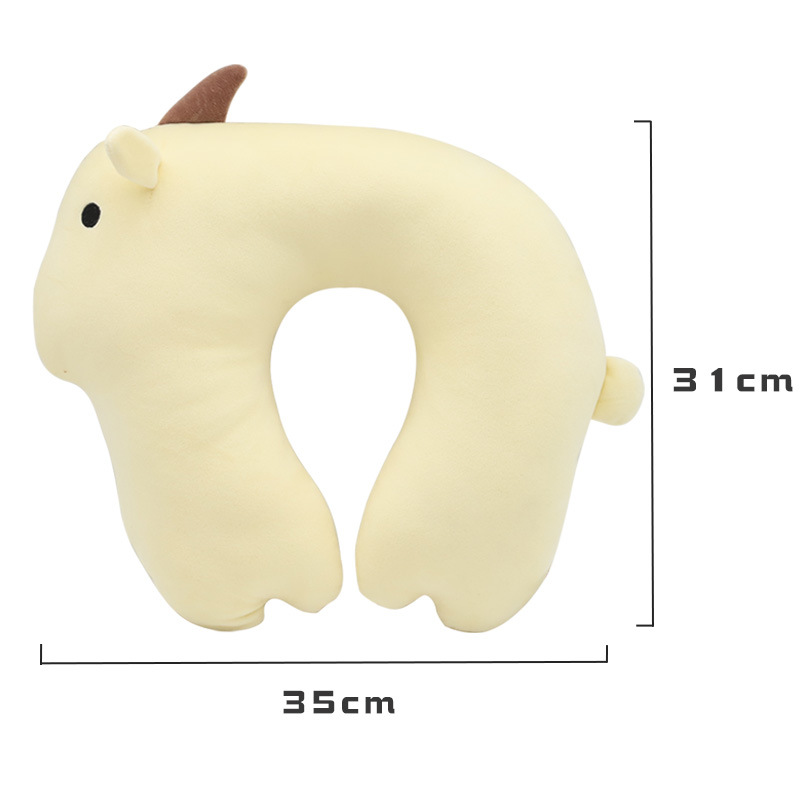 卡通动物充棉U型枕订货 康乐屋PP棉填充颈枕 旅行出差护颈枕  订货详情7