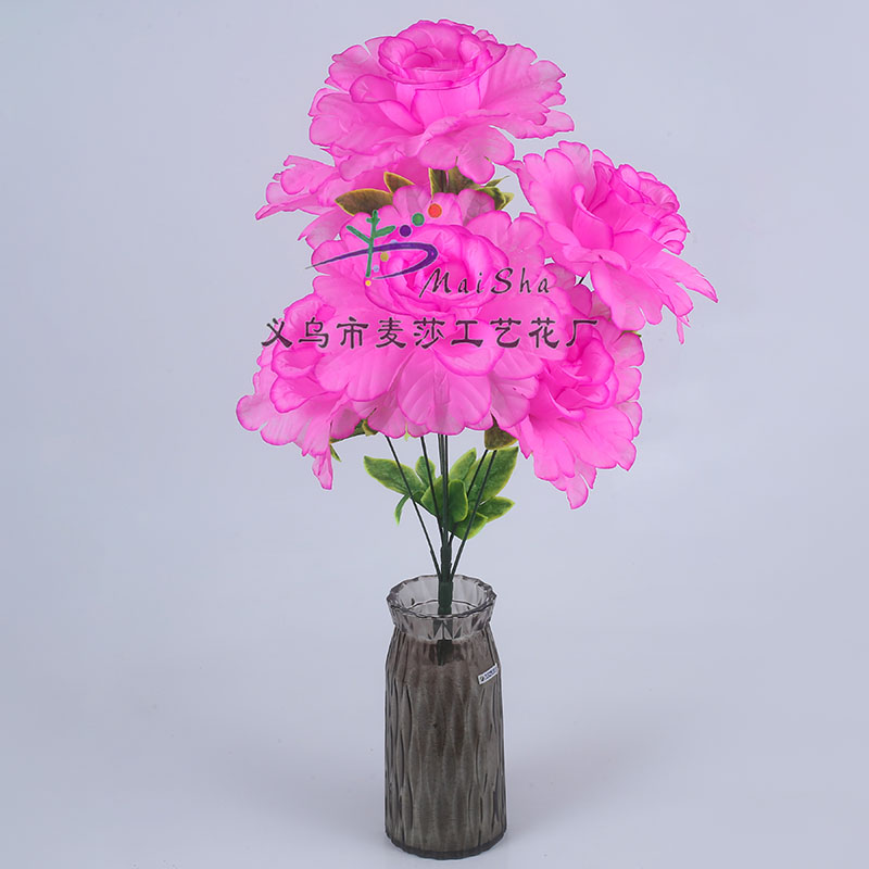 Ms-014 Maisha Flower Piece Qingming Flower Tomb Sweeping Flower Sacrificial Flower Cemetery Flower Arrangement Artificial Flower False Flower Rose details Picture