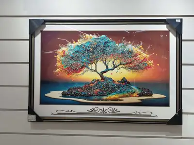 High Quality Ceramic Painting With White Border (Size And Picture Can Be Customized)