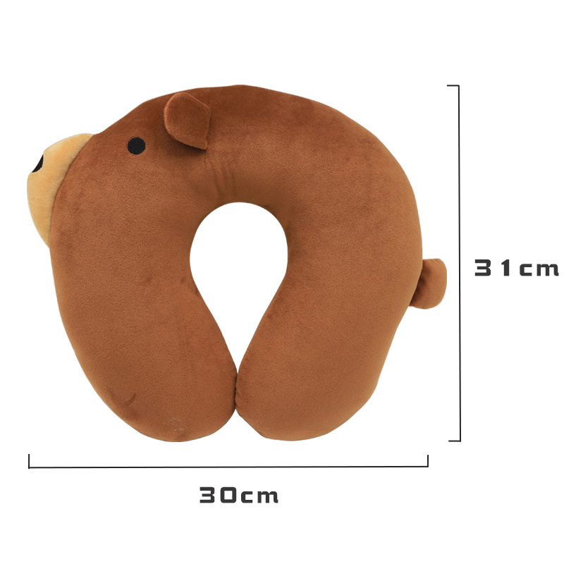 卡通动物充棉U型枕订货 康乐屋PP棉填充颈枕 旅行出差护颈枕  订货详情6
