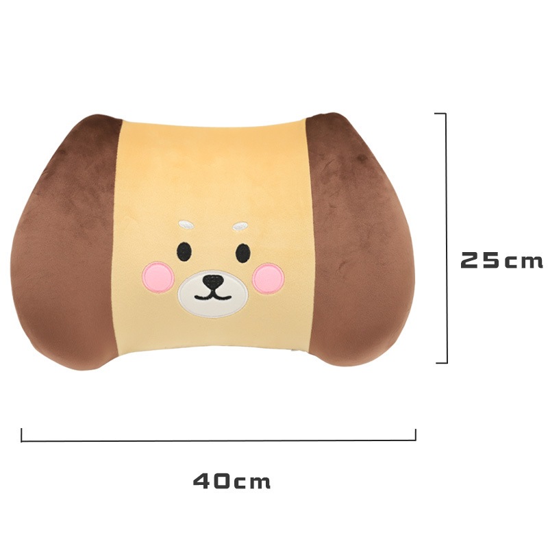 卡通可爱记忆棉腰靠 康乐屋办公室车内车用靠腰靠垫靠背订货 定制详情6
