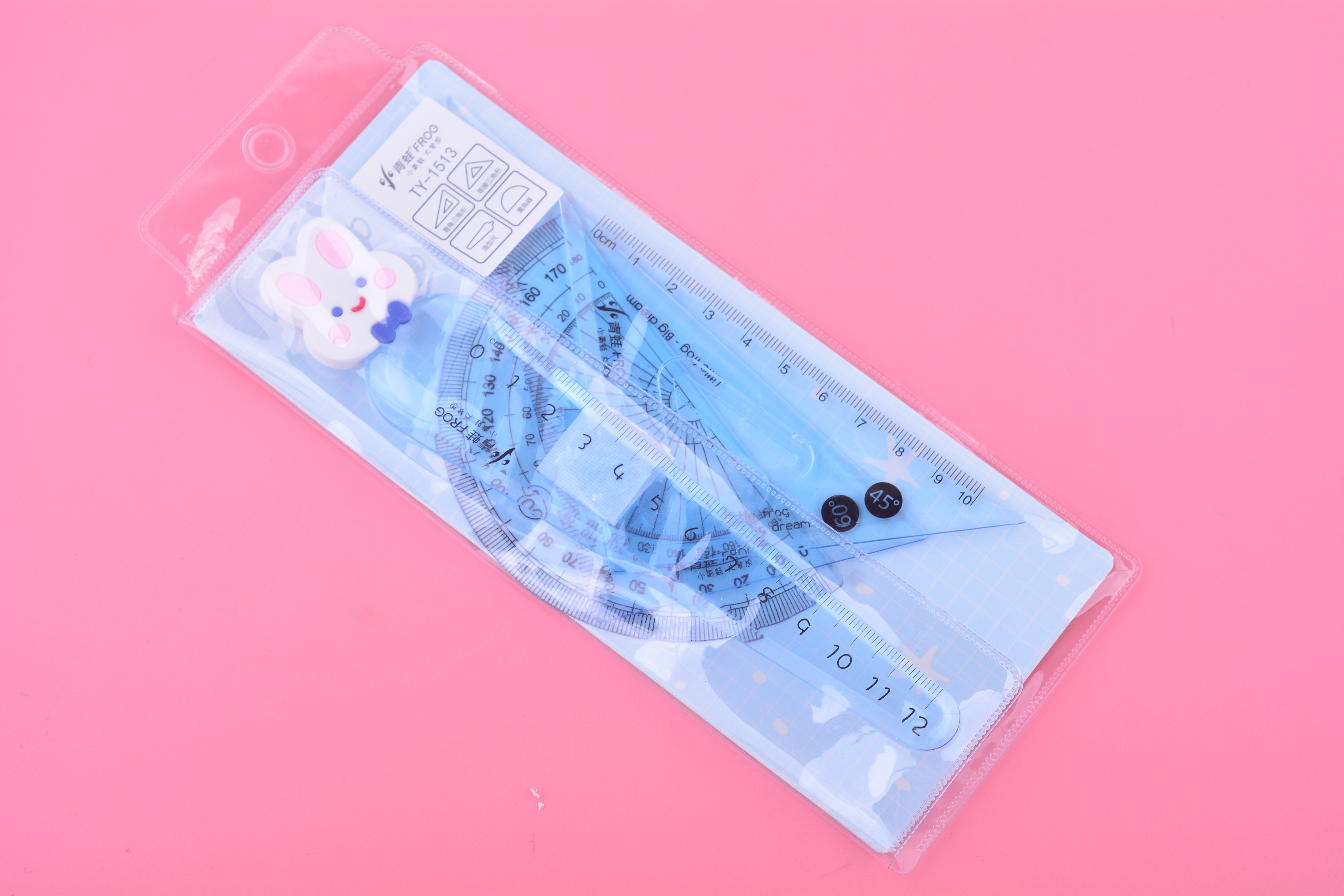 尺子/尺子学生卡通/亚克力尺子/15cm木尺/套尺产品图