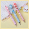 Weibo Stationery Cartoon Cute 0.5m black gel pen, high appearance level, cute girl heart, small and portable press signature pen Specification image