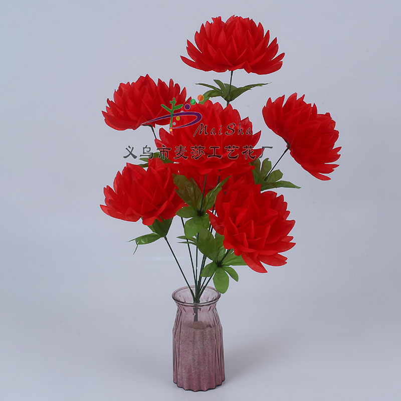 MS-002 Maisha Flower Sheets, Qingming Festival Flowers, tomb-sweeping flowers, sacrificial Flowers, Cemetery Flower arrangements, artificial flowers, Fake flowers, Lotus lanterns details Picture