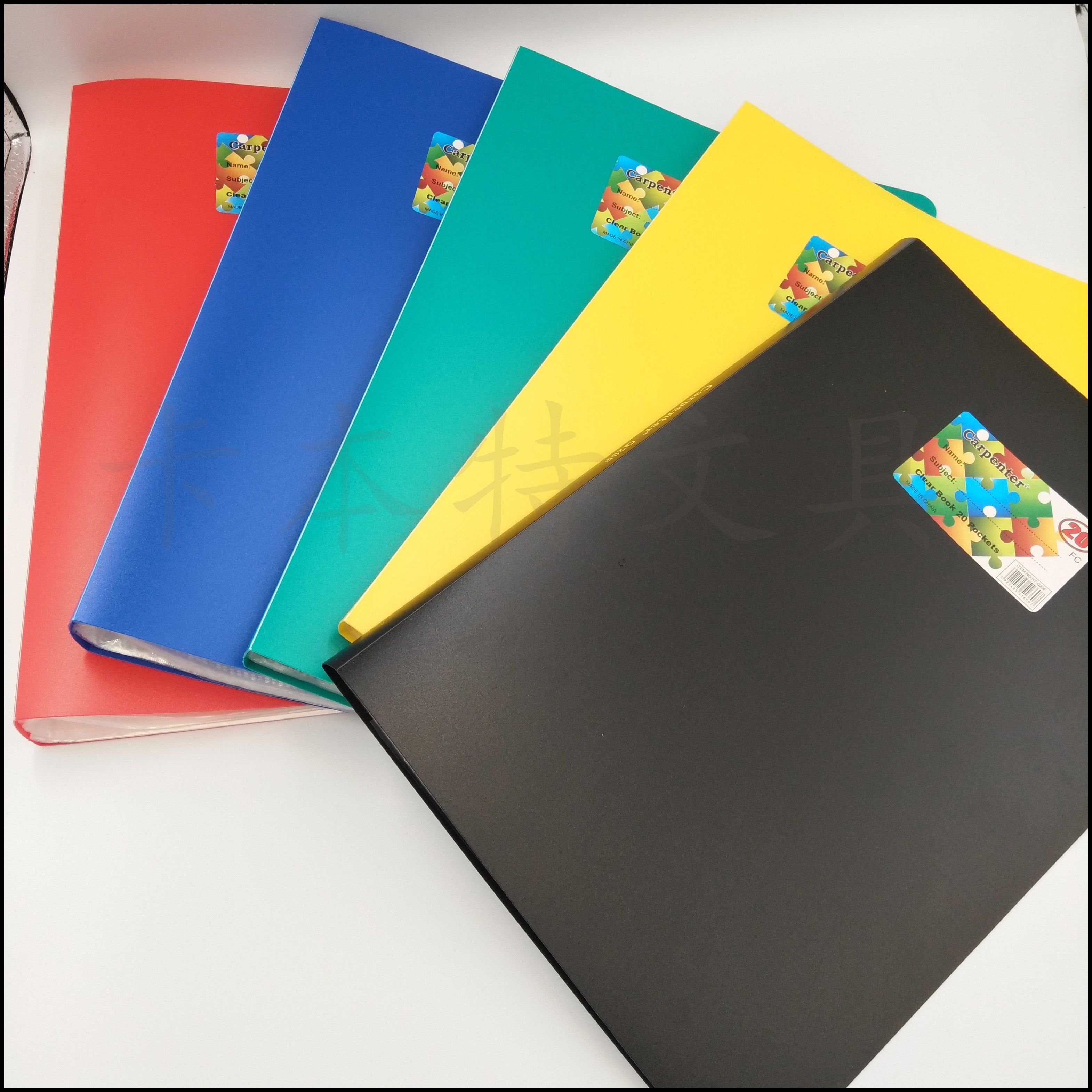 Factory direct sales FC file book, office supplies, 20-page file book, storage holder, insert sheet music holder, student test paper book