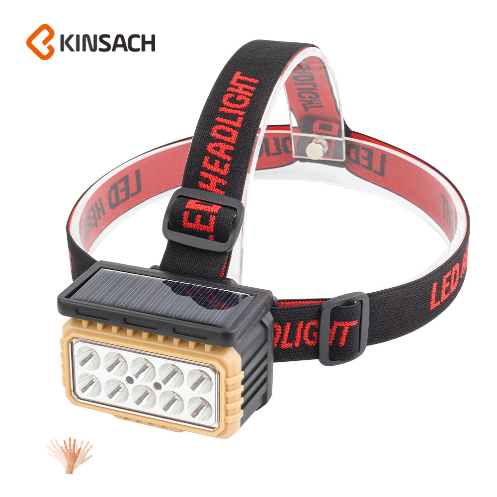 KINSACA Star Source Solar/Type-c rechargeable plastic headlight